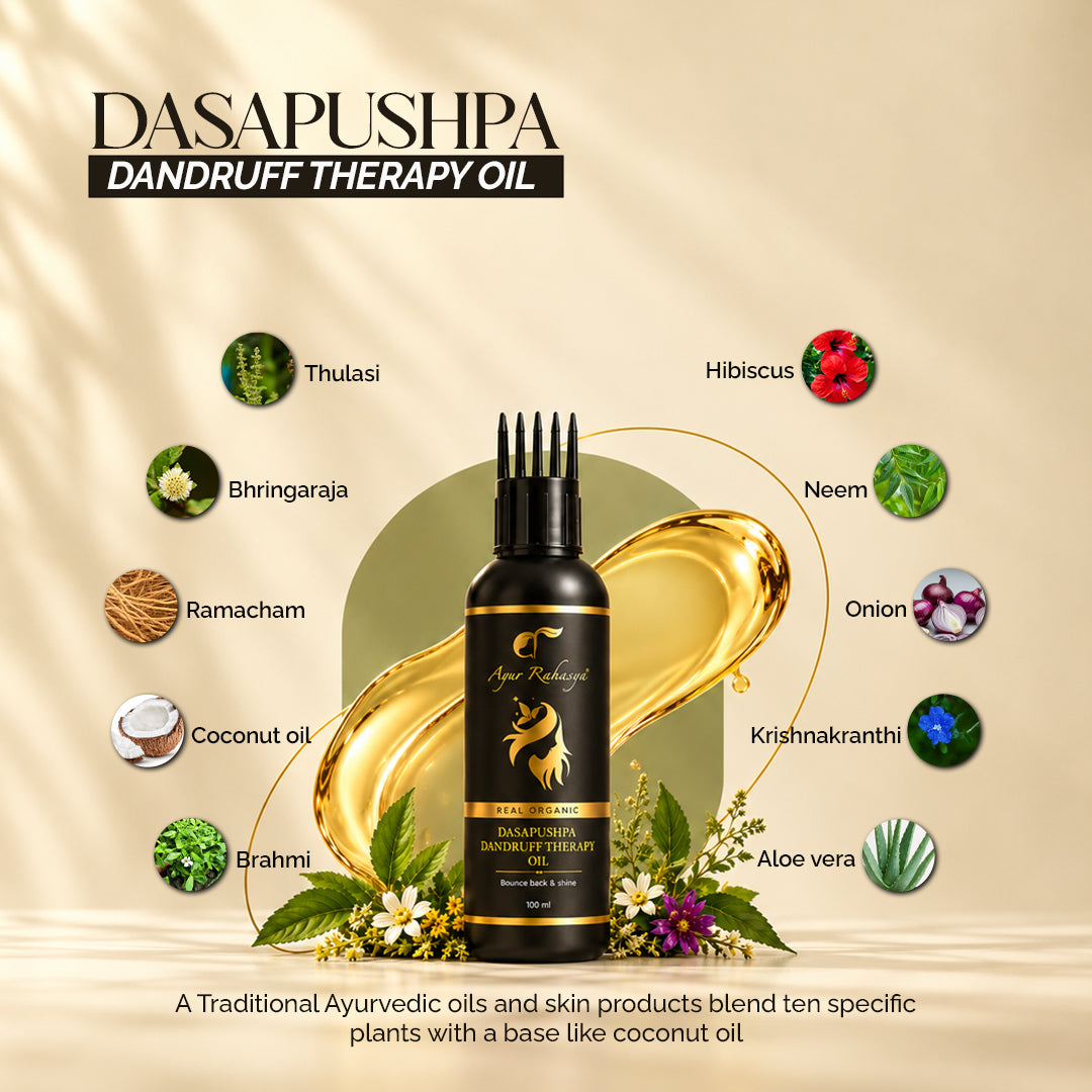 Dasapushpa Dandruff Therapy Oil – 100 ml