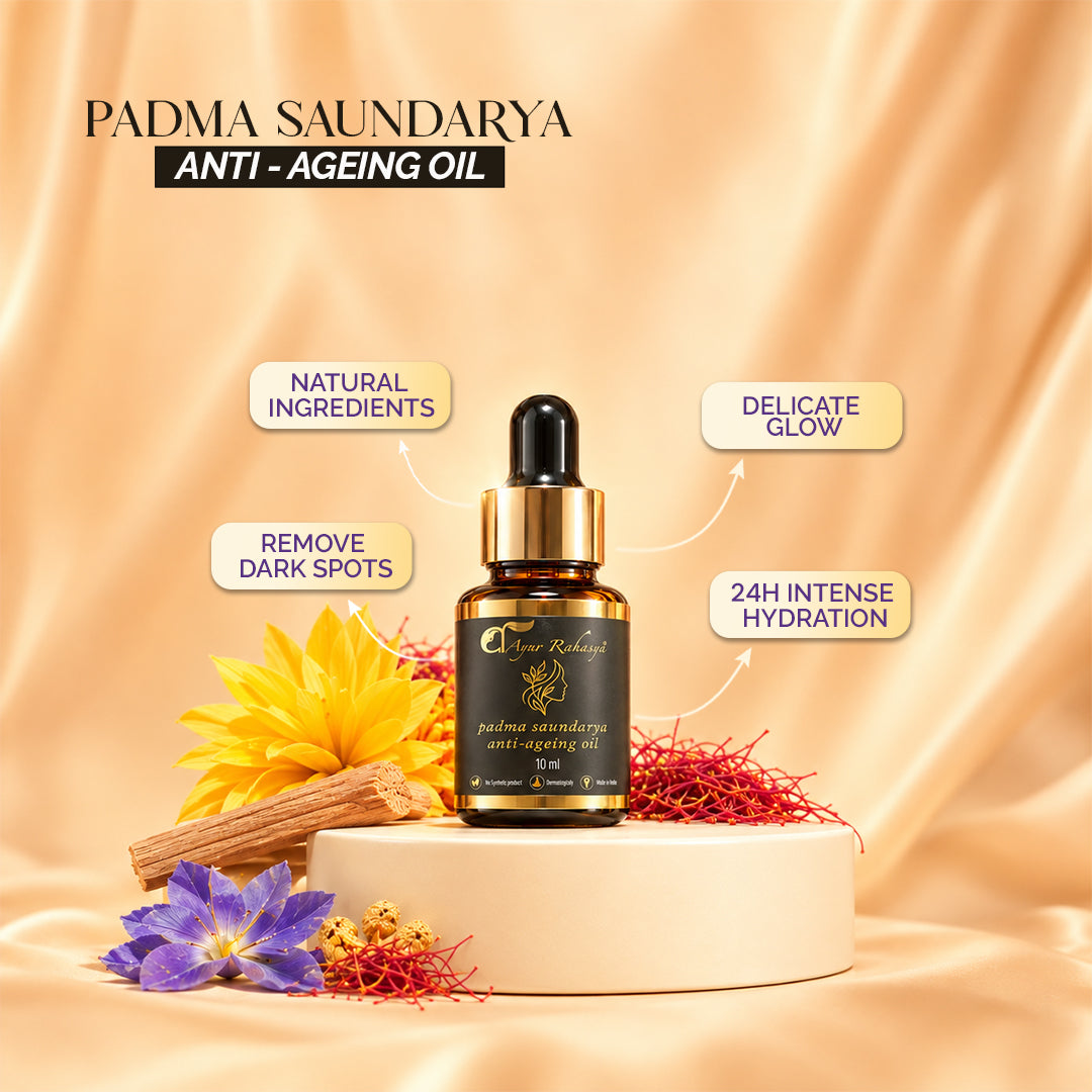 Padma Saundarya Anti-Ageing Oil – 10 ml