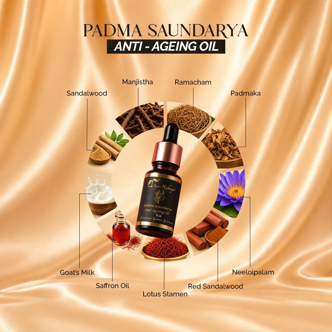 Padma Saundarya Anti-Ageing Oil – 10 ml